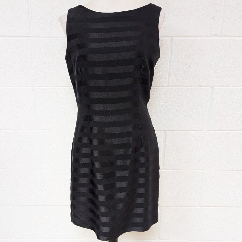 Stunning Black Sleeveless Dress from Carmen Marc Valvo, Size 8